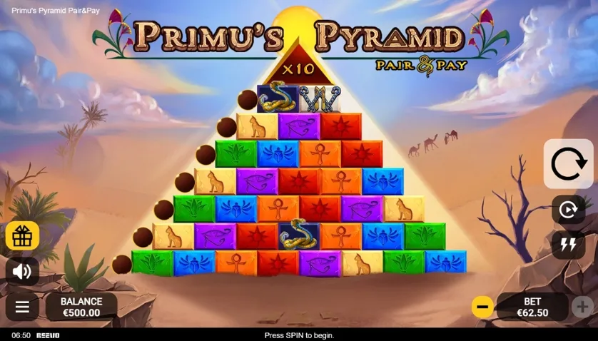 Primu S Pyramid slot