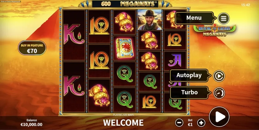 Book of Gems Megaways slot