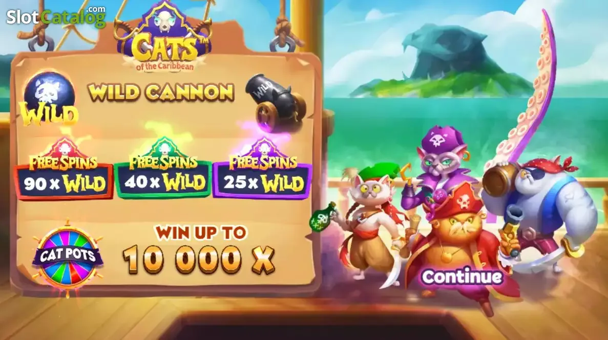 Cats Of The Caribbean slot