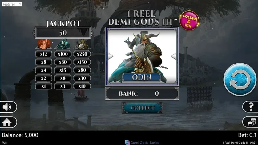 1 Reel Demi Gods III slot