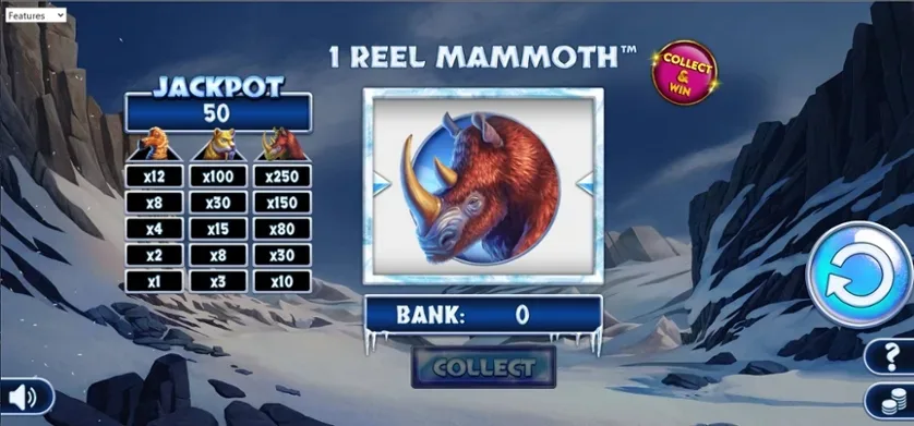1 Reel Mammoth slot
