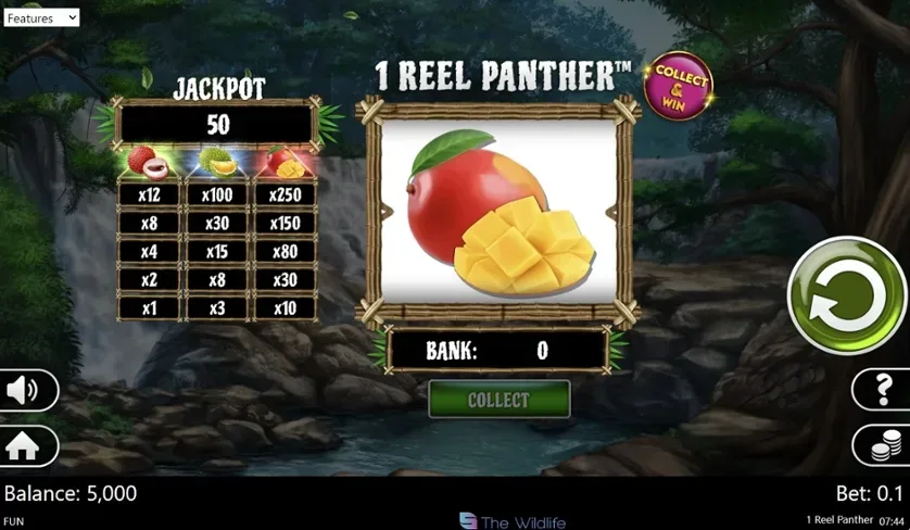 1 Reel Panther slot