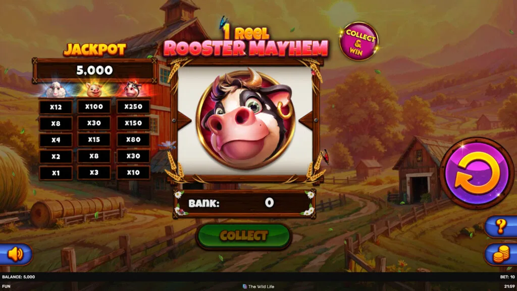 1 Reel Rooster Mayhem slot