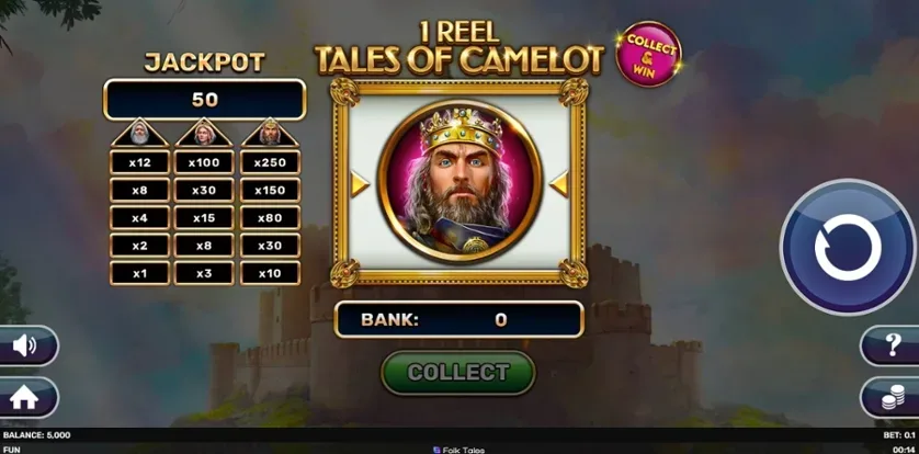 1 Reel Tales of Camelot slot