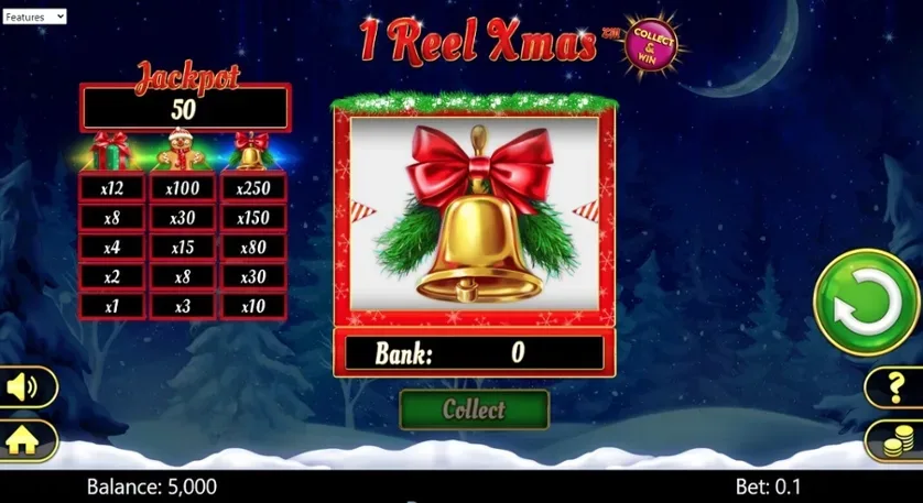 1 Reel Xmas slot