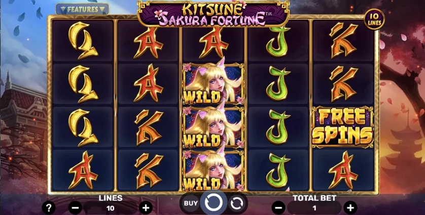 Kitsune Sakura Fortune slot