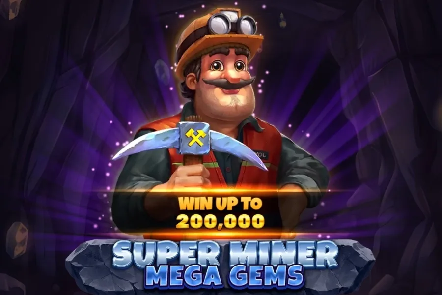 Super Miner Mega Gems slot