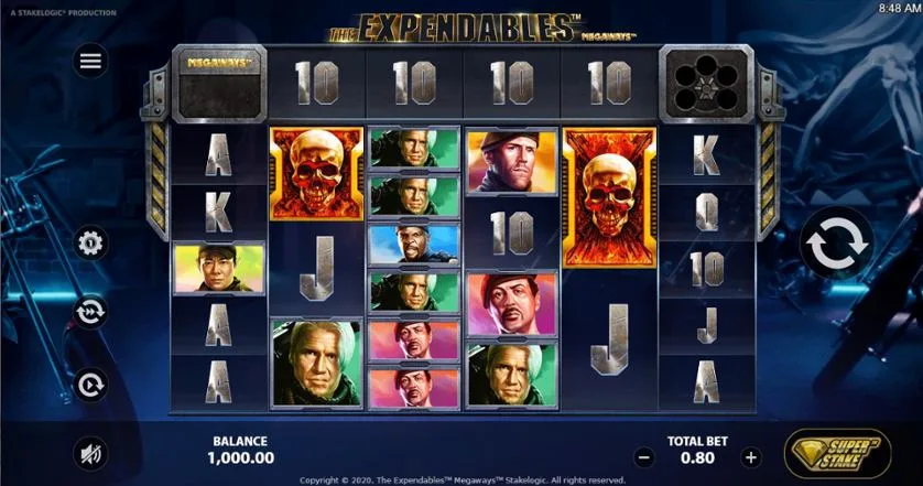 Expendables Megaways slot