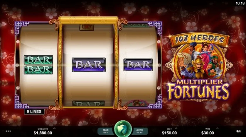 108 Heroes Multiplier Fortunes slot
