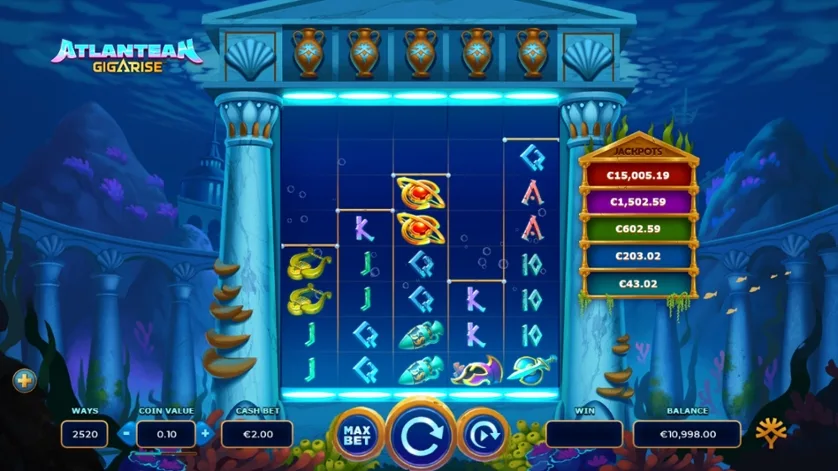 Atlantean Gigarise slot