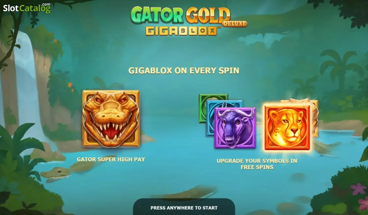 Gator Gold Deluxe Gigablox slot