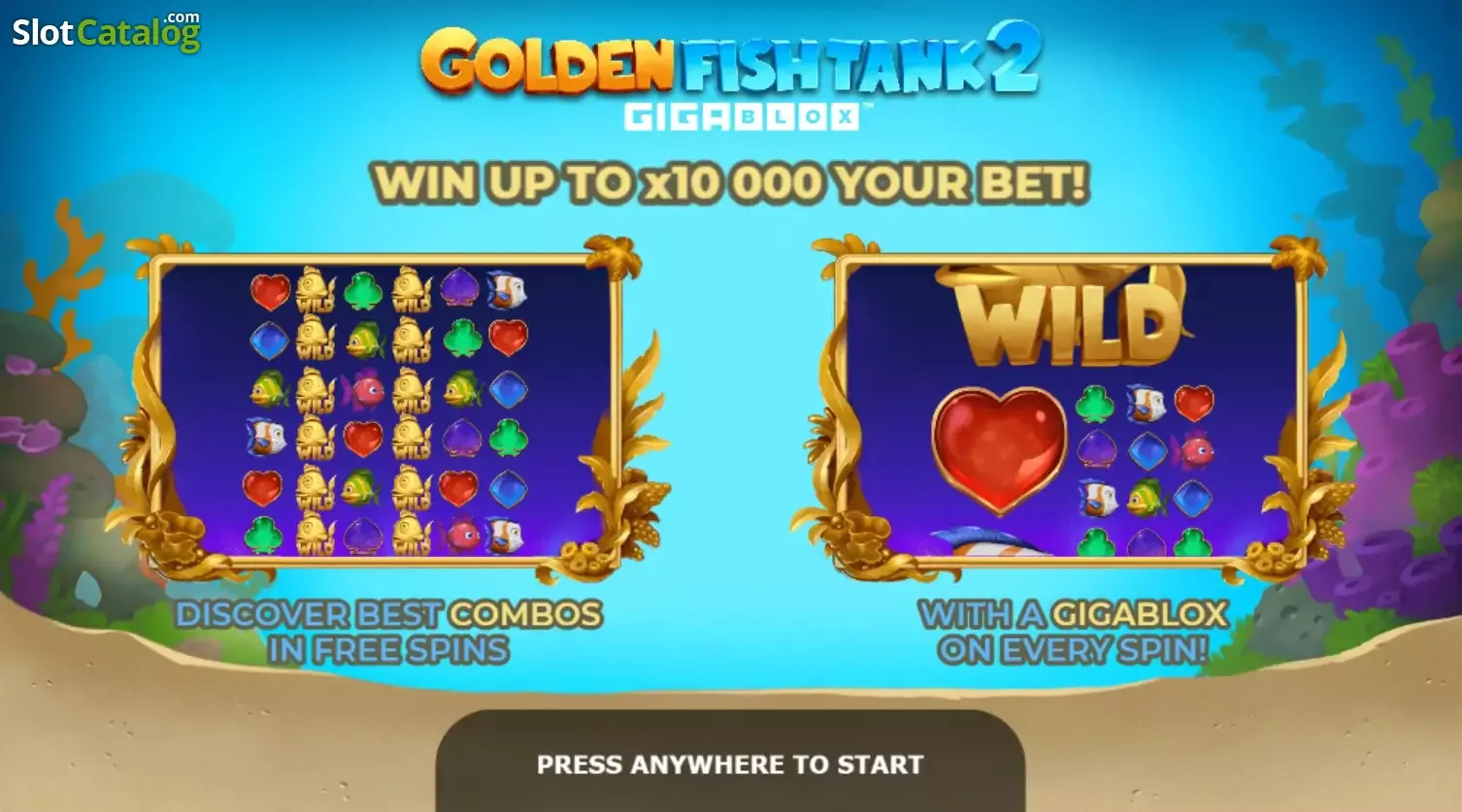 Golden Fish Tank 2 Gigablox slot