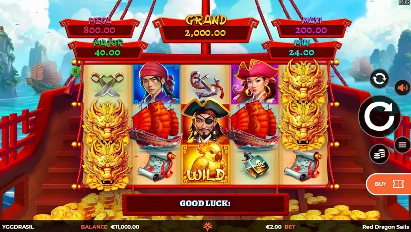 Red Dragon Sails slot