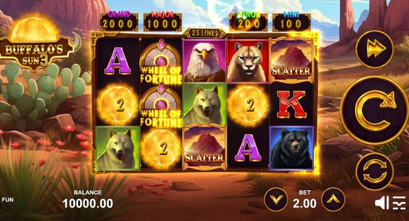 Buffalo S Sun 3 slot